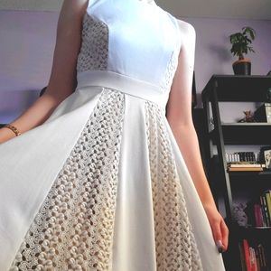 White formal dress